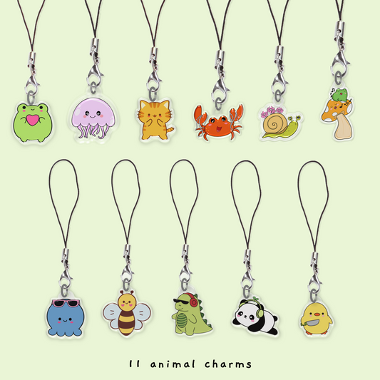 Animal charms- Jumbo pack of 11