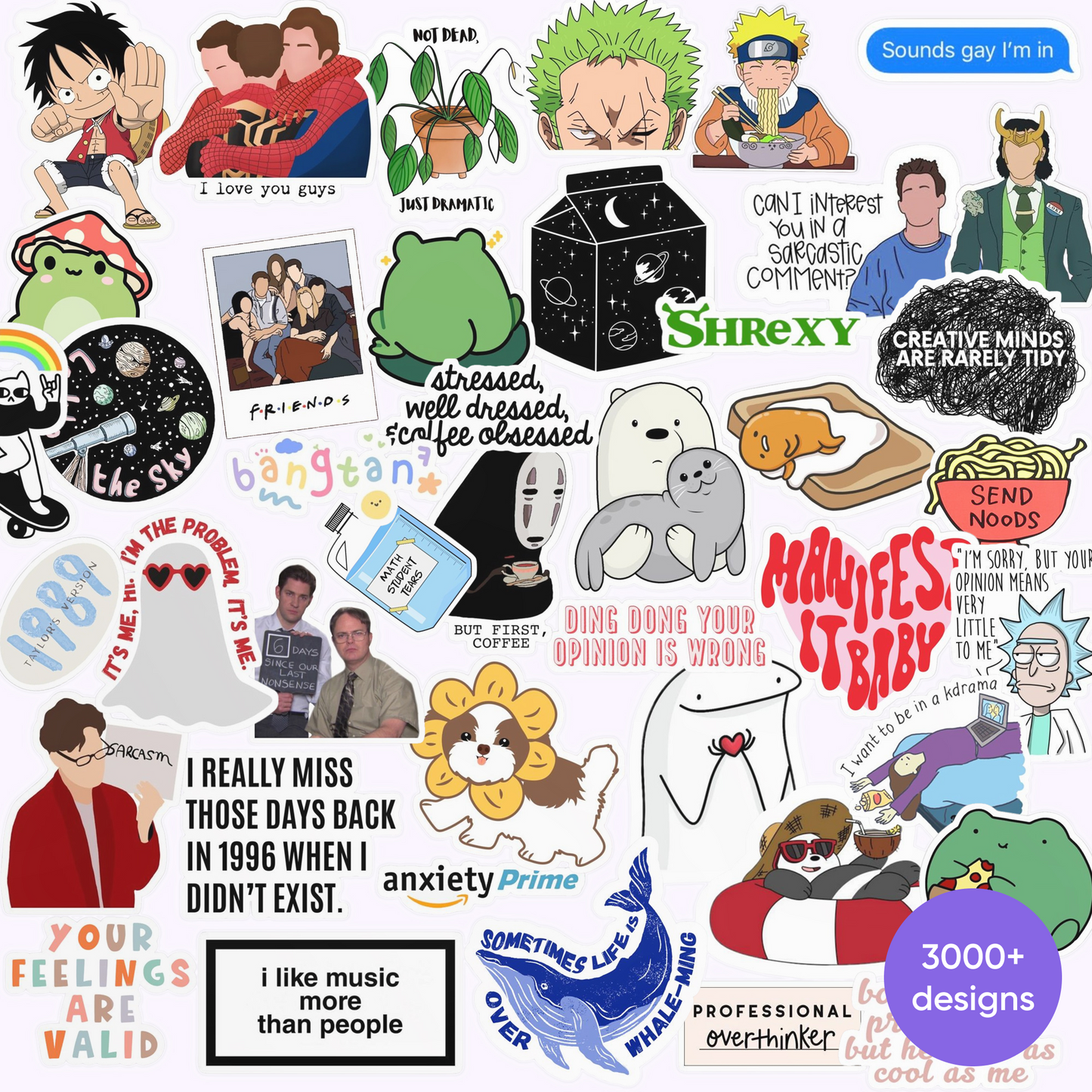 2 random stickers