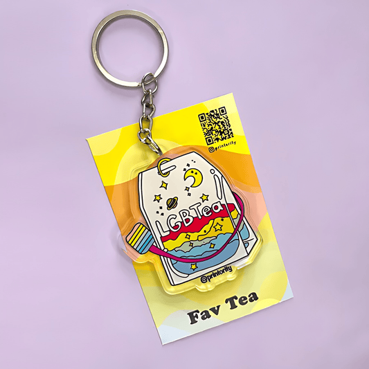 Fav tea keychain - Printority